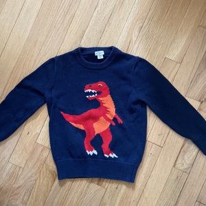CrewCuts Cotton Dino Sweater 4/5